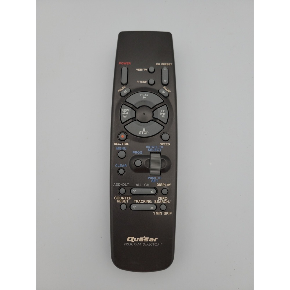 Quasar Tower Program Director MB Universal Remote Control TV VCR TESTED